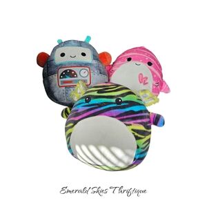 Lot Of Three 9 Inch Squishmallows